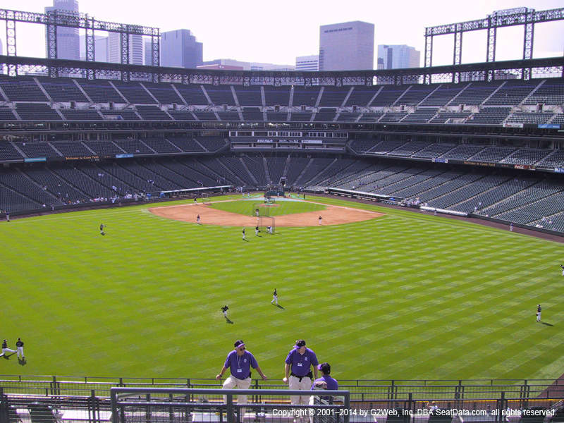 View From Rockpile at Coors Field