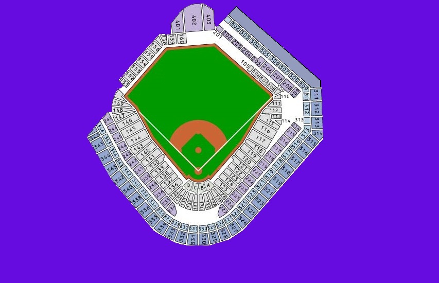 Coors Field Seating Chart (Large) Best Rockies Seats